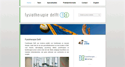 Desktop Screenshot of fysiotherapiedelft.nl